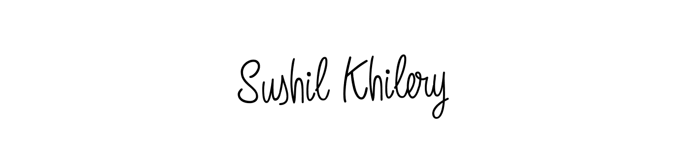Make a short Sushil Khilery signature style. Manage your documents anywhere anytime using Angelique-Rose-font-FFP. Create and add eSignatures, submit forms, share and send files easily. Sushil Khilery signature style 5 images and pictures png