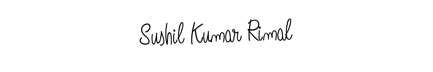 Sushil Kumar Rimal stylish signature style. Best Handwritten Sign (Angelique-Rose-font-FFP) for my name. Handwritten Signature Collection Ideas for my name Sushil Kumar Rimal. Sushil Kumar Rimal signature style 5 images and pictures png