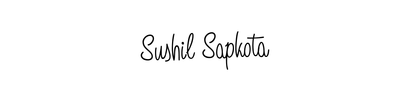 How to Draw Sushil Sapkota signature style? Angelique-Rose-font-FFP is a latest design signature styles for name Sushil Sapkota. Sushil Sapkota signature style 5 images and pictures png