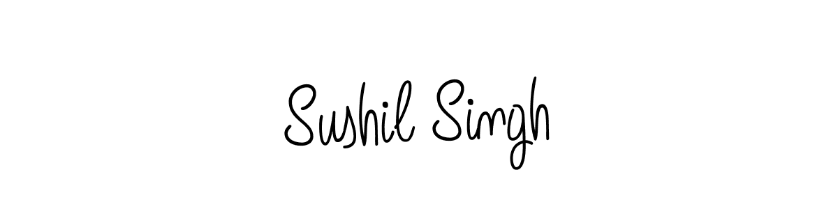 How to Draw Sushil Singh signature style? Angelique-Rose-font-FFP is a latest design signature styles for name Sushil Singh. Sushil Singh signature style 5 images and pictures png