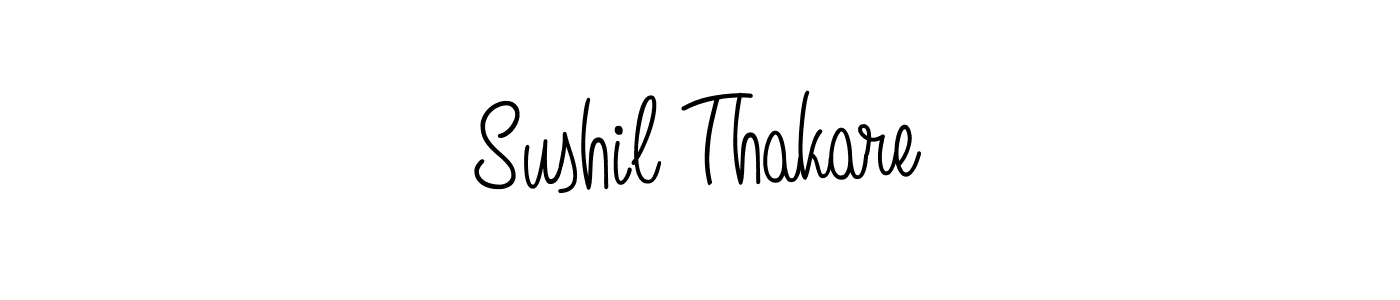 Sushil Thakare stylish signature style. Best Handwritten Sign (Angelique-Rose-font-FFP) for my name. Handwritten Signature Collection Ideas for my name Sushil Thakare. Sushil Thakare signature style 5 images and pictures png