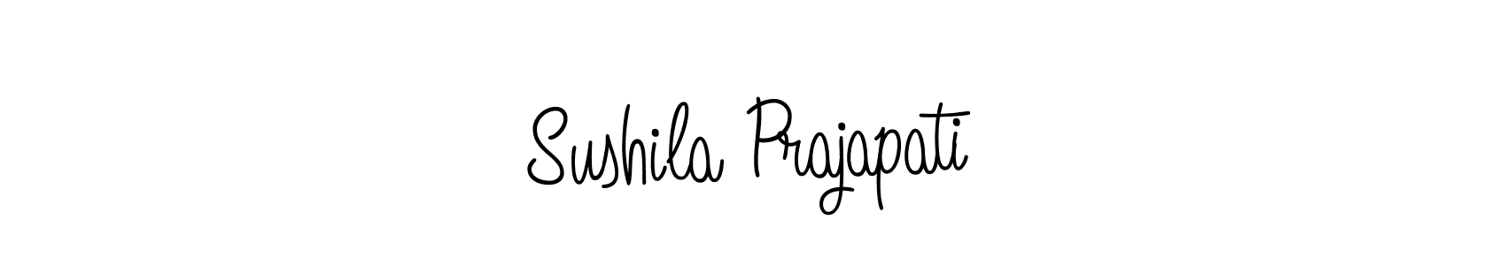 Similarly Angelique-Rose-font-FFP is the best handwritten signature design. Signature creator online .You can use it as an online autograph creator for name Sushila Prajapati. Sushila Prajapati signature style 5 images and pictures png