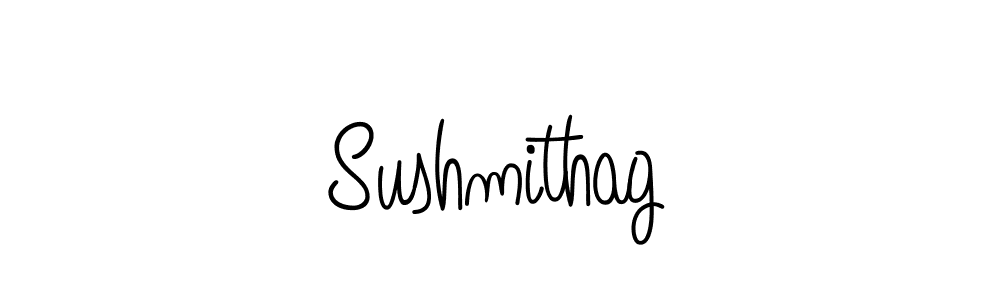 How to make Sushmithag signature? Angelique-Rose-font-FFP is a professional autograph style. Create handwritten signature for Sushmithag name. Sushmithag signature style 5 images and pictures png