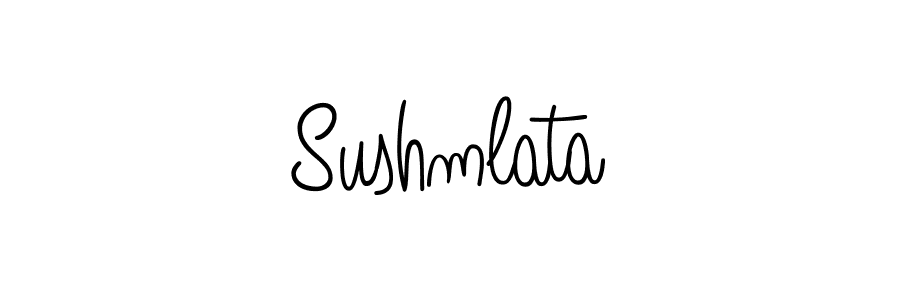 How to make Sushmlata name signature. Use Angelique-Rose-font-FFP style for creating short signs online. This is the latest handwritten sign. Sushmlata signature style 5 images and pictures png