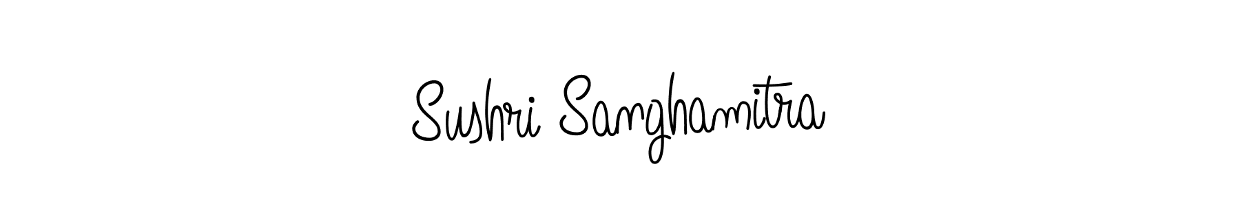 Similarly Angelique-Rose-font-FFP is the best handwritten signature design. Signature creator online .You can use it as an online autograph creator for name Sushri Sanghamitra. Sushri Sanghamitra signature style 5 images and pictures png