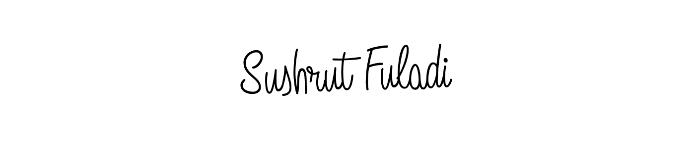 The best way (Angelique-Rose-font-FFP) to make a short signature is to pick only two or three words in your name. The name Sushrut Fuladi include a total of six letters. For converting this name. Sushrut Fuladi signature style 5 images and pictures png