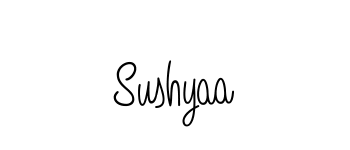 Angelique-Rose-font-FFP is a professional signature style that is perfect for those who want to add a touch of class to their signature. It is also a great choice for those who want to make their signature more unique. Get Sushyaa name to fancy signature for free. Sushyaa signature style 5 images and pictures png