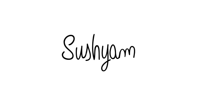 How to Draw Sushyam signature style? Angelique-Rose-font-FFP is a latest design signature styles for name Sushyam. Sushyam signature style 5 images and pictures png