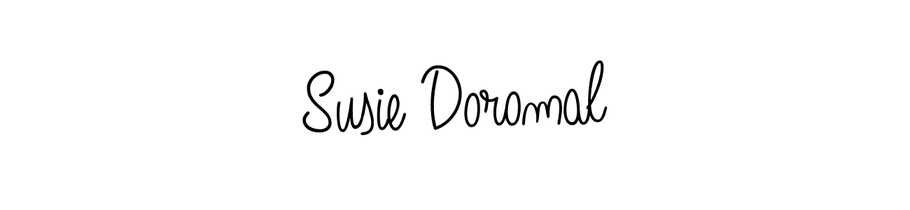 Best and Professional Signature Style for Susie Doromal. Angelique-Rose-font-FFP Best Signature Style Collection. Susie Doromal signature style 5 images and pictures png