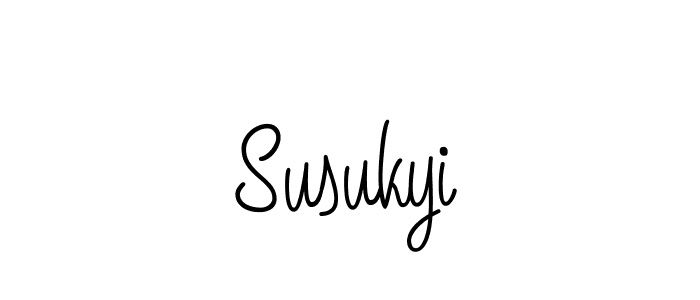 How to Draw Susukyi signature style? Angelique-Rose-font-FFP is a latest design signature styles for name Susukyi. Susukyi signature style 5 images and pictures png
