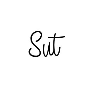 How to make Sut name signature. Use Angelique-Rose-font-FFP style for creating short signs online. This is the latest handwritten sign. Sut signature style 5 images and pictures png