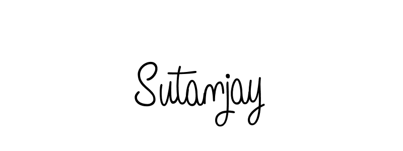 The best way (Angelique-Rose-font-FFP) to make a short signature is to pick only two or three words in your name. The name Sutanjay include a total of six letters. For converting this name. Sutanjay signature style 5 images and pictures png