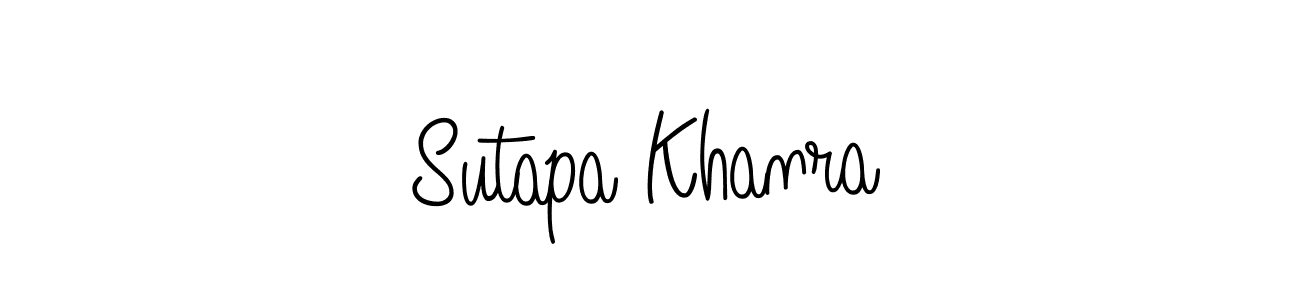 Angelique-Rose-font-FFP is a professional signature style that is perfect for those who want to add a touch of class to their signature. It is also a great choice for those who want to make their signature more unique. Get Sutapa Khanra name to fancy signature for free. Sutapa Khanra signature style 5 images and pictures png