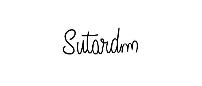 How to make Sutardm signature? Angelique-Rose-font-FFP is a professional autograph style. Create handwritten signature for Sutardm name. Sutardm signature style 5 images and pictures png