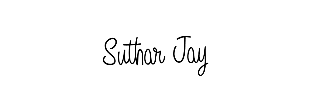 Also we have Suthar Jay name is the best signature style. Create professional handwritten signature collection using Angelique-Rose-font-FFP autograph style. Suthar Jay signature style 5 images and pictures png