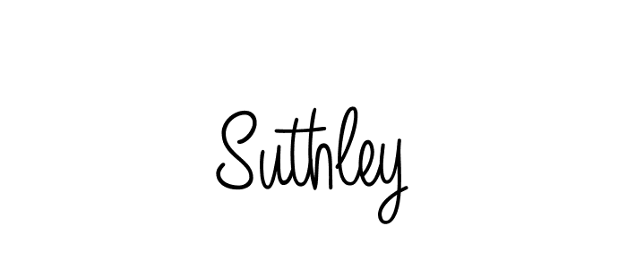 The best way (Angelique-Rose-font-FFP) to make a short signature is to pick only two or three words in your name. The name Suthley include a total of six letters. For converting this name. Suthley signature style 5 images and pictures png