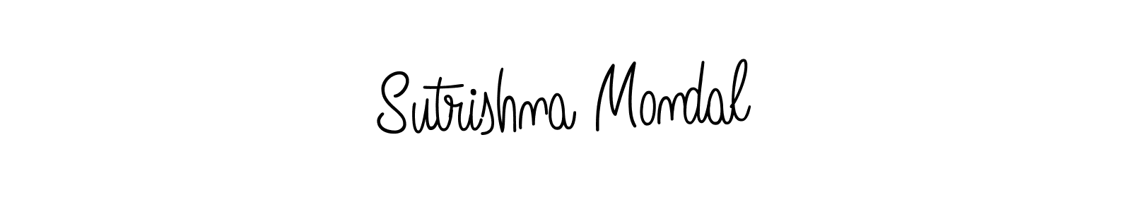 Design your own signature with our free online signature maker. With this signature software, you can create a handwritten (Angelique-Rose-font-FFP) signature for name Sutrishna Mondal. Sutrishna Mondal signature style 5 images and pictures png