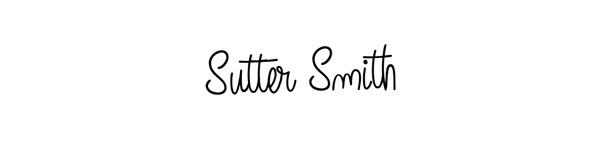 Design your own signature with our free online signature maker. With this signature software, you can create a handwritten (Angelique-Rose-font-FFP) signature for name Sutter Smith. Sutter Smith signature style 5 images and pictures png