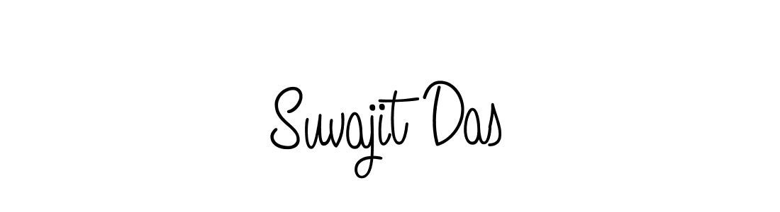 You should practise on your own different ways (Angelique-Rose-font-FFP) to write your name (Suvajit Das) in signature. don't let someone else do it for you. Suvajit Das signature style 5 images and pictures png