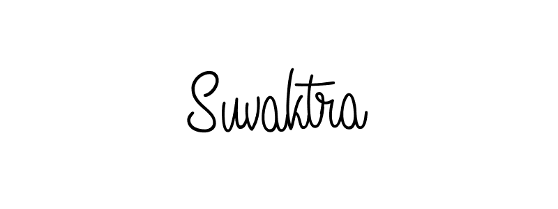 Create a beautiful signature design for name Suvaktra. With this signature (Angelique-Rose-font-FFP) fonts, you can make a handwritten signature for free. Suvaktra signature style 5 images and pictures png