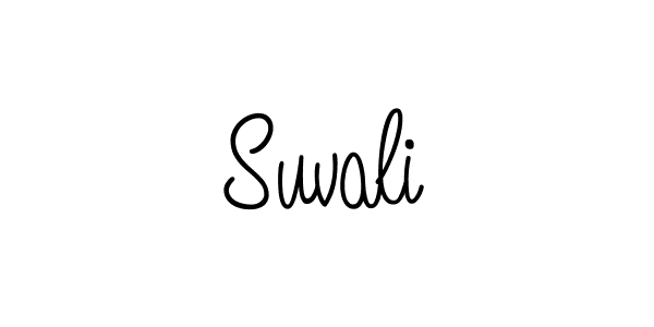 The best way (Angelique-Rose-font-FFP) to make a short signature is to pick only two or three words in your name. The name Suvali include a total of six letters. For converting this name. Suvali signature style 5 images and pictures png