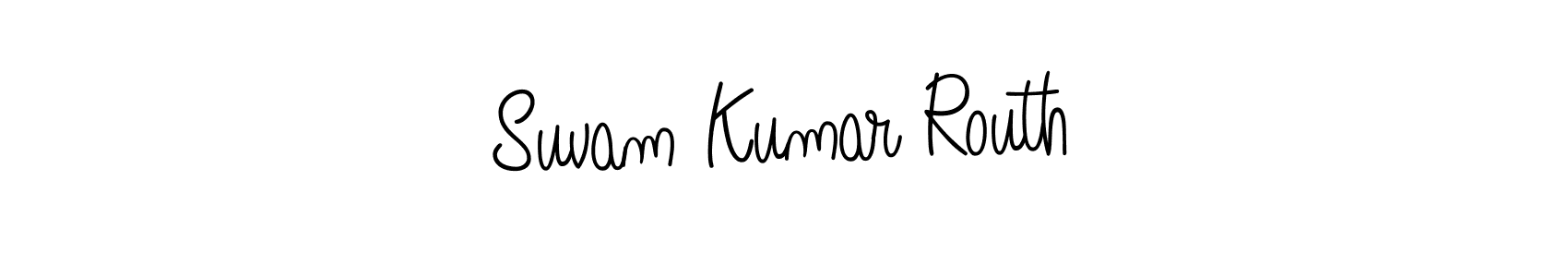 Similarly Angelique-Rose-font-FFP is the best handwritten signature design. Signature creator online .You can use it as an online autograph creator for name Suvam Kumar Routh. Suvam Kumar Routh signature style 5 images and pictures png