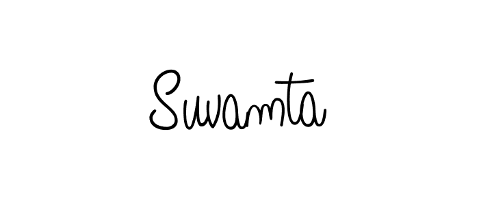 Create a beautiful signature design for name Suvamta. With this signature (Angelique-Rose-font-FFP) fonts, you can make a handwritten signature for free. Suvamta signature style 5 images and pictures png