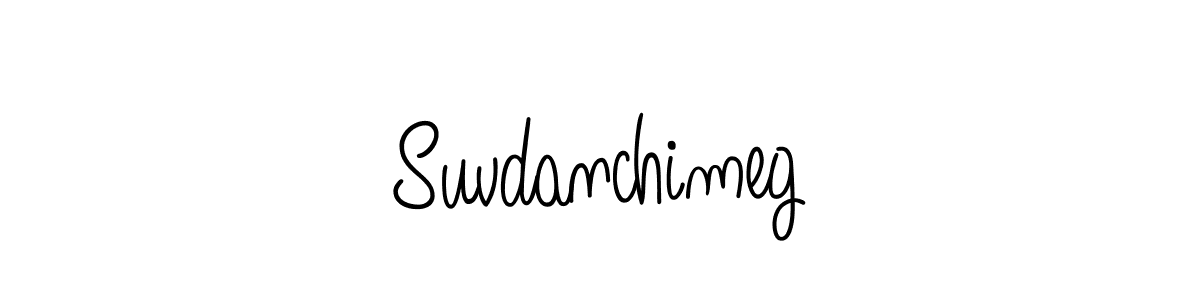 How to make Suvdanchimeg name signature. Use Angelique-Rose-font-FFP style for creating short signs online. This is the latest handwritten sign. Suvdanchimeg signature style 5 images and pictures png