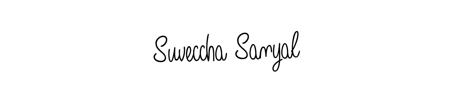 Make a beautiful signature design for name Suveccha Sanyal. Use this online signature maker to create a handwritten signature for free. Suveccha Sanyal signature style 5 images and pictures png