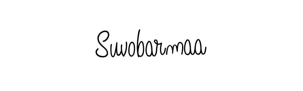 How to make Suvobarmaa signature? Angelique-Rose-font-FFP is a professional autograph style. Create handwritten signature for Suvobarmaa name. Suvobarmaa signature style 5 images and pictures png