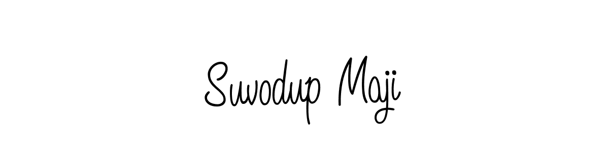 Design your own signature with our free online signature maker. With this signature software, you can create a handwritten (Angelique-Rose-font-FFP) signature for name Suvodup Maji. Suvodup Maji signature style 5 images and pictures png