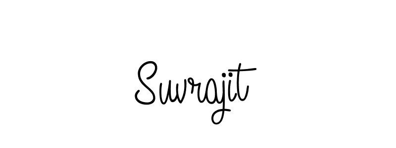 Make a beautiful signature design for name Suvrajit. Use this online signature maker to create a handwritten signature for free. Suvrajit signature style 5 images and pictures png