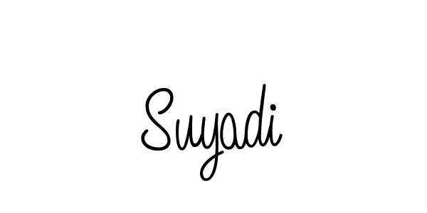 Also we have Suyadi name is the best signature style. Create professional handwritten signature collection using Angelique-Rose-font-FFP autograph style. Suyadi signature style 5 images and pictures png