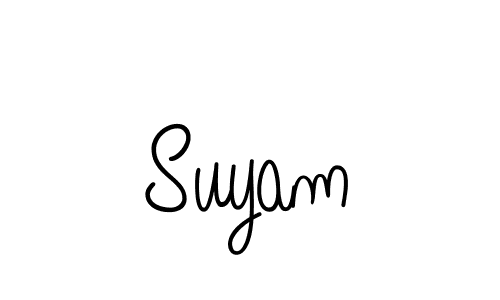 Make a short Suyam signature style. Manage your documents anywhere anytime using Angelique-Rose-font-FFP. Create and add eSignatures, submit forms, share and send files easily. Suyam signature style 5 images and pictures png