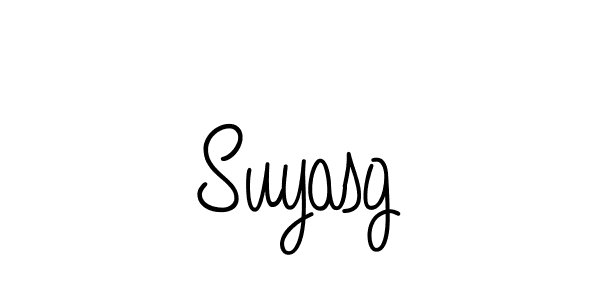 How to make Suyasg signature? Angelique-Rose-font-FFP is a professional autograph style. Create handwritten signature for Suyasg name. Suyasg signature style 5 images and pictures png