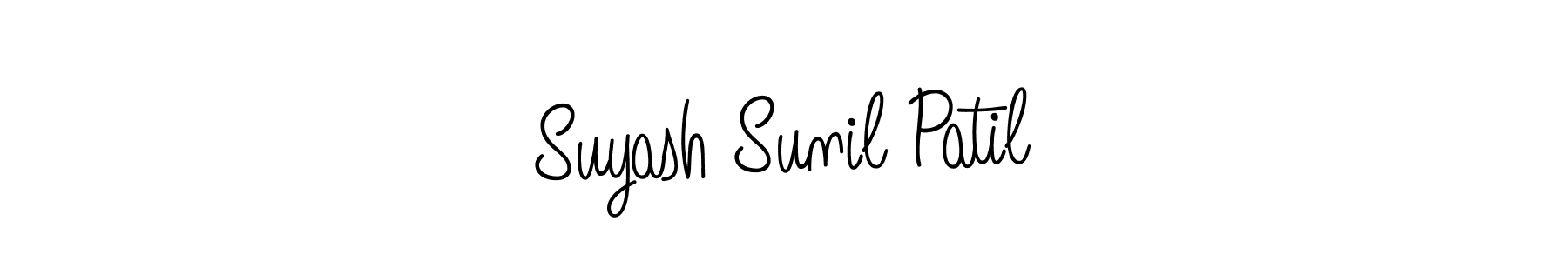 How to Draw Suyash Sunil Patil signature style? Angelique-Rose-font-FFP is a latest design signature styles for name Suyash Sunil Patil. Suyash Sunil Patil signature style 5 images and pictures png