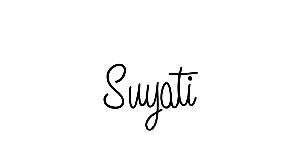 Also we have Suyati name is the best signature style. Create professional handwritten signature collection using Angelique-Rose-font-FFP autograph style. Suyati signature style 5 images and pictures png