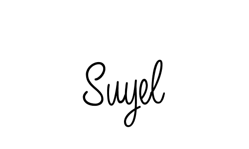 Make a short Suyel signature style. Manage your documents anywhere anytime using Angelique-Rose-font-FFP. Create and add eSignatures, submit forms, share and send files easily. Suyel signature style 5 images and pictures png