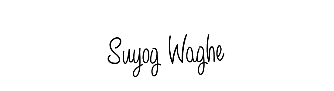 How to Draw Suyog Waghe signature style? Angelique-Rose-font-FFP is a latest design signature styles for name Suyog Waghe. Suyog Waghe signature style 5 images and pictures png