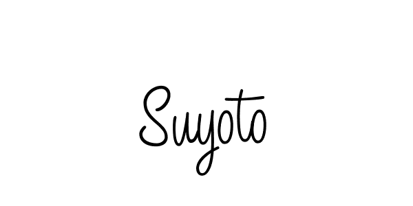 How to Draw Suyoto signature style? Angelique-Rose-font-FFP is a latest design signature styles for name Suyoto. Suyoto signature style 5 images and pictures png