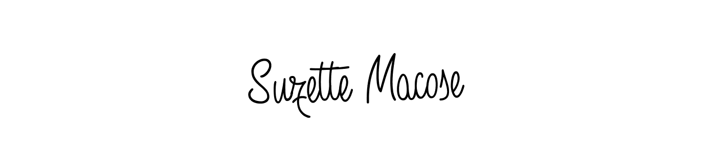 if you are searching for the best signature style for your name Suzette Macose. so please give up your signature search. here we have designed multiple signature styles  using Angelique-Rose-font-FFP. Suzette Macose signature style 5 images and pictures png