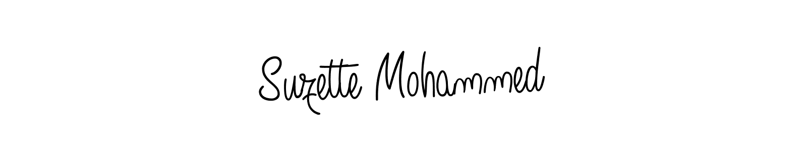 Once you've used our free online signature maker to create your best signature Angelique-Rose-font-FFP style, it's time to enjoy all of the benefits that Suzette Mohammed name signing documents. Suzette Mohammed signature style 5 images and pictures png