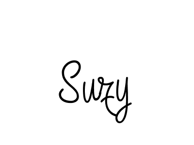 Design your own signature with our free online signature maker. With this signature software, you can create a handwritten (Angelique-Rose-font-FFP) signature for name Suzy. Suzy signature style 5 images and pictures png