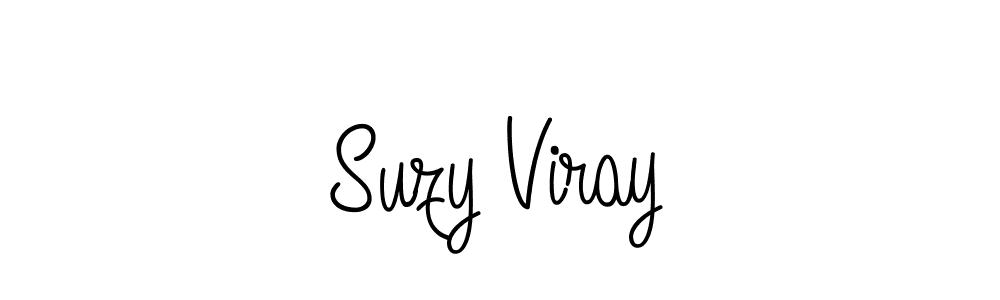 Create a beautiful signature design for name Suzy Viray. With this signature (Angelique-Rose-font-FFP) fonts, you can make a handwritten signature for free. Suzy Viray signature style 5 images and pictures png