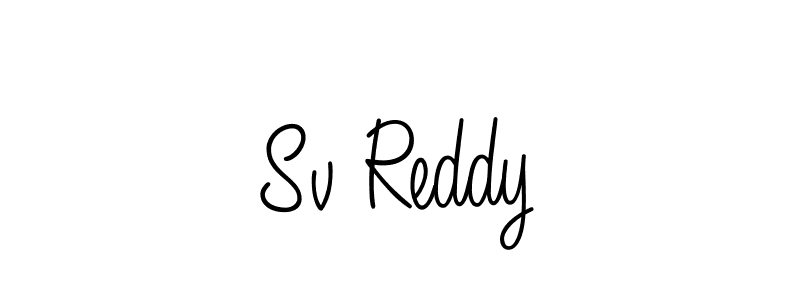 Similarly Angelique-Rose-font-FFP is the best handwritten signature design. Signature creator online .You can use it as an online autograph creator for name Sv Reddy. Sv Reddy signature style 5 images and pictures png