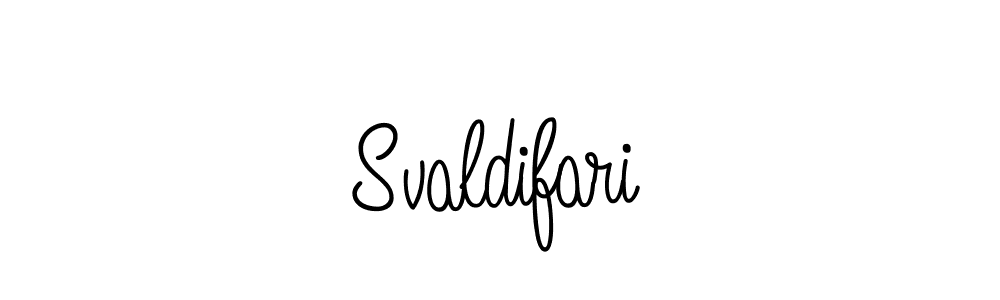 It looks lik you need a new signature style for name Svaldifari. Design unique handwritten (Angelique-Rose-font-FFP) signature with our free signature maker in just a few clicks. Svaldifari signature style 5 images and pictures png