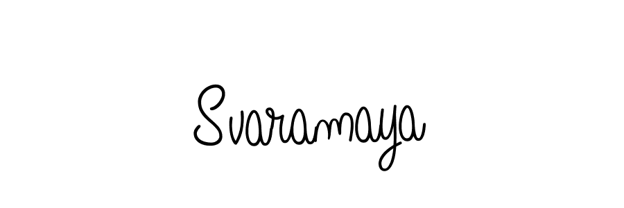 Similarly Angelique-Rose-font-FFP is the best handwritten signature design. Signature creator online .You can use it as an online autograph creator for name Svaramaya. Svaramaya signature style 5 images and pictures png