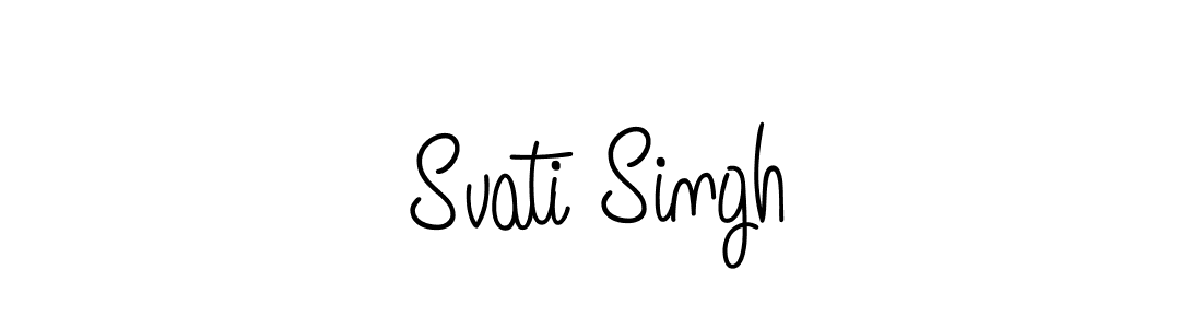 Make a beautiful signature design for name Svati Singh. Use this online signature maker to create a handwritten signature for free. Svati Singh signature style 5 images and pictures png