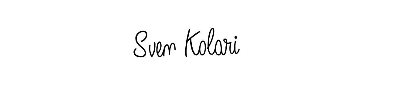 It looks lik you need a new signature style for name Sven Kolarić. Design unique handwritten (Angelique-Rose-font-FFP) signature with our free signature maker in just a few clicks. Sven Kolarić signature style 5 images and pictures png