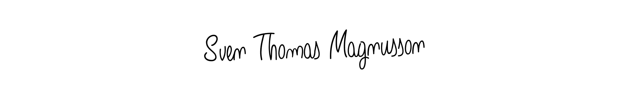 Also we have Sven Thomas Magnusson name is the best signature style. Create professional handwritten signature collection using Angelique-Rose-font-FFP autograph style. Sven Thomas Magnusson signature style 5 images and pictures png